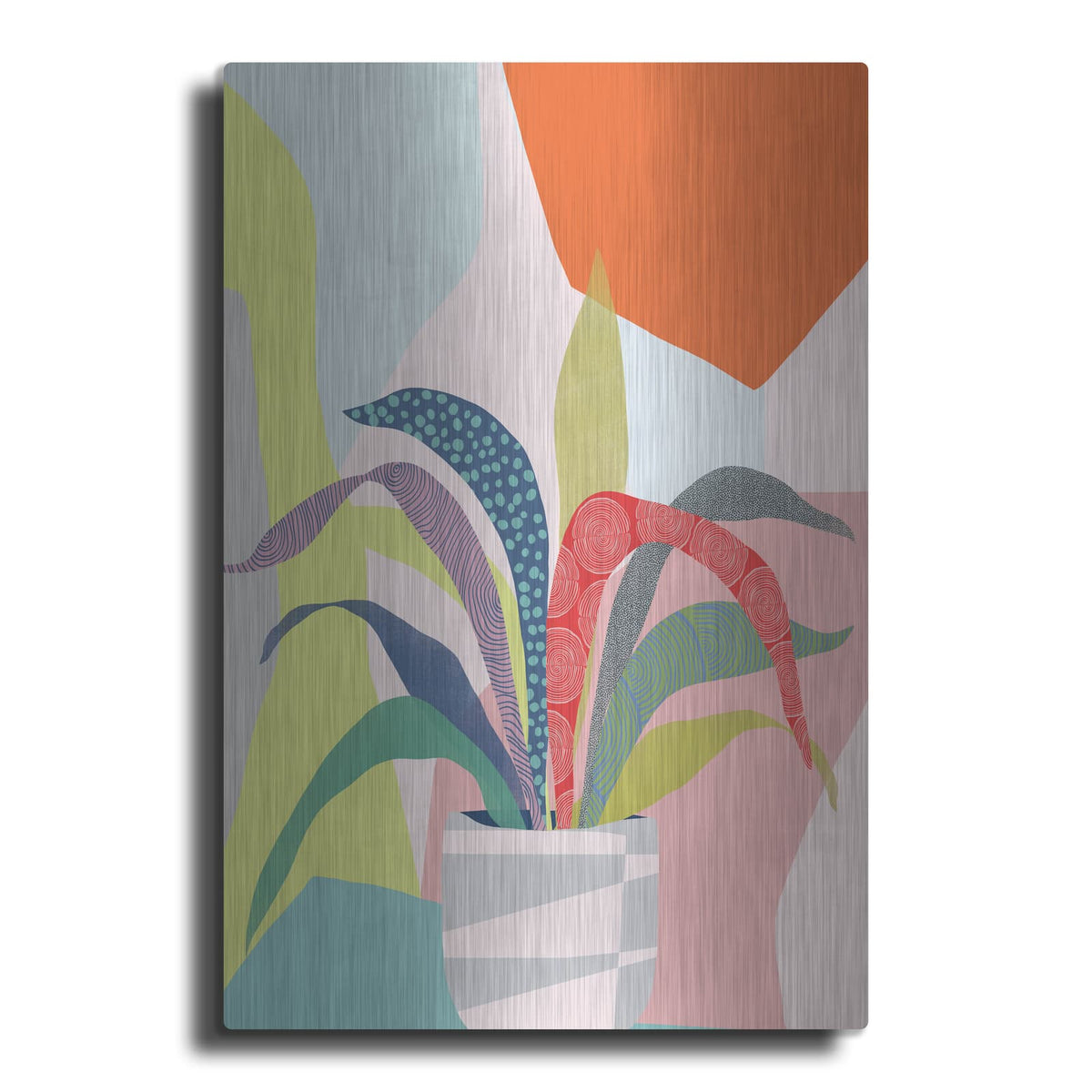 'Clown Plant' by Ioana Horvat – Metal Wall Art