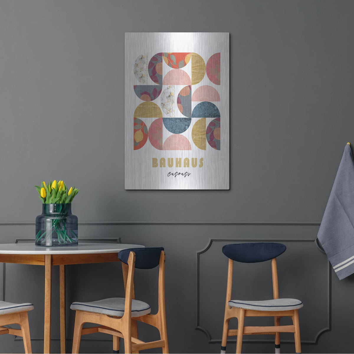 'Cutouts' by Ioana Horvat – Metal Wall Art, 24x36 room view