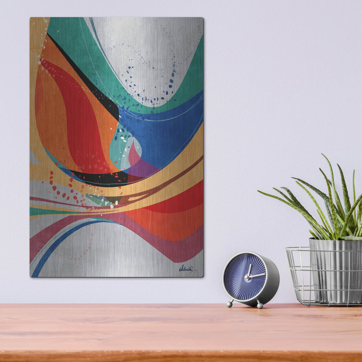 'Heat Wave' by Ishita Banerjee – Metal Wall Art, 12x16 room view