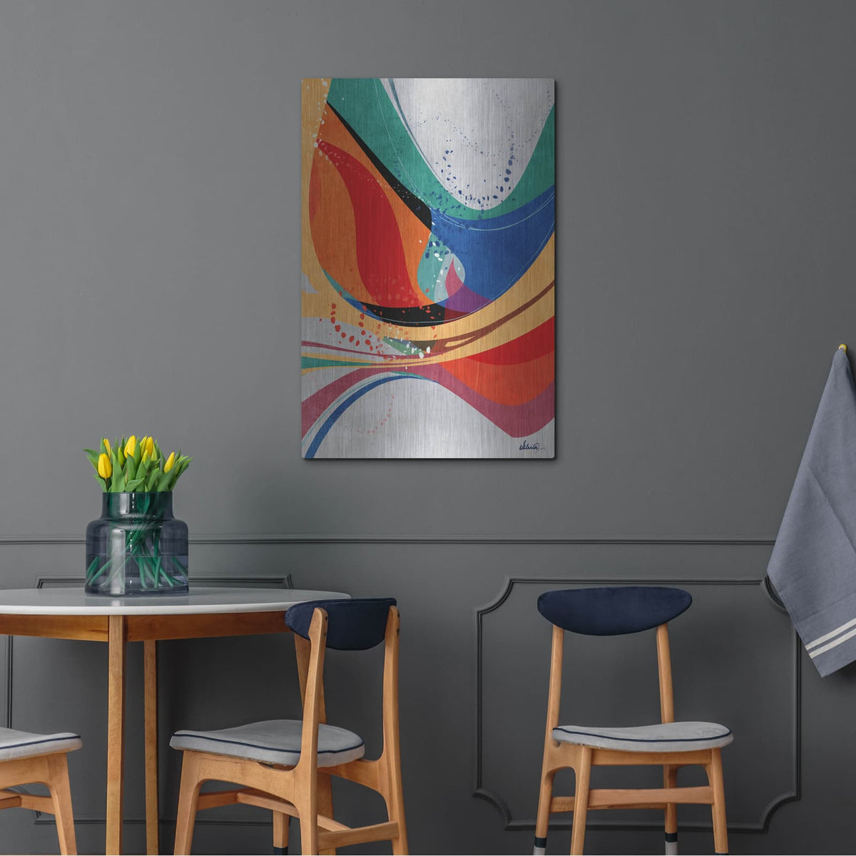 'Heat Wave' by Ishita Banerjee – Metal Wall Art, 24x36 room view