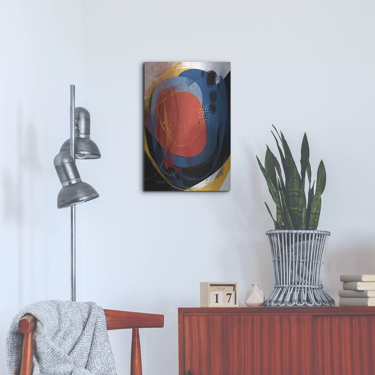'Heat' by Ishita Banerjee – Metal Wall Art, 16x24 room view