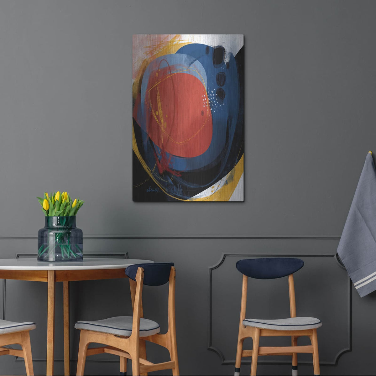 'Heat' by Ishita Banerjee – Metal Wall Art, 24x36 room view