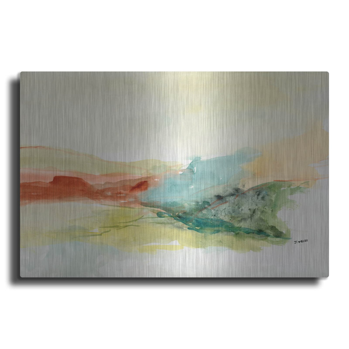 'Land Contours No. 3' by Jan Weiss – Metal Wall Art