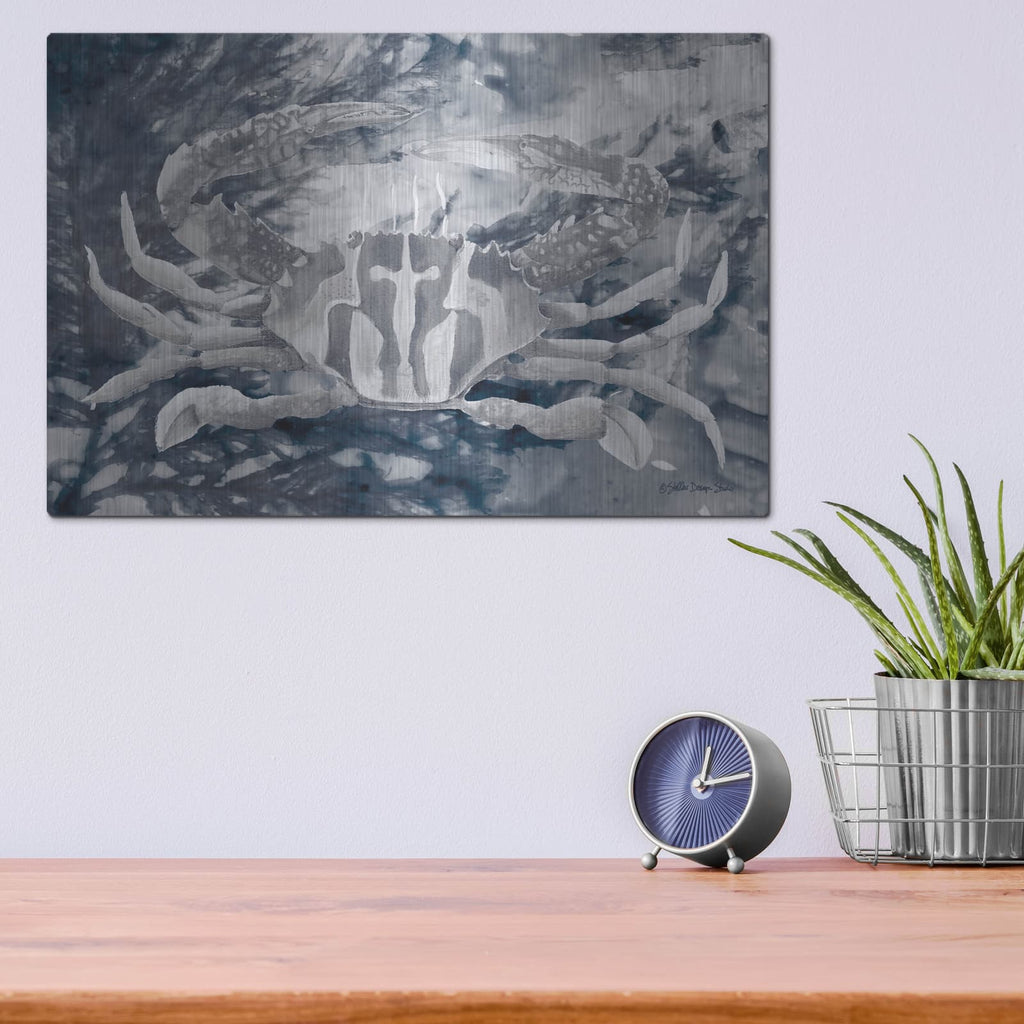 'Ocean Collection 5' by Stellar Design Studio – Metal Wall Art, 16x12 room view