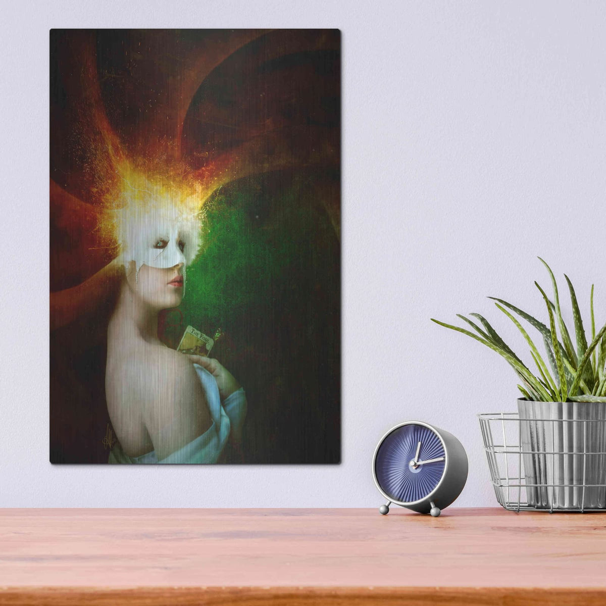 'Eleanor' by Mario Sanchez Nevado – Metal Wall Art, 12x16 room view