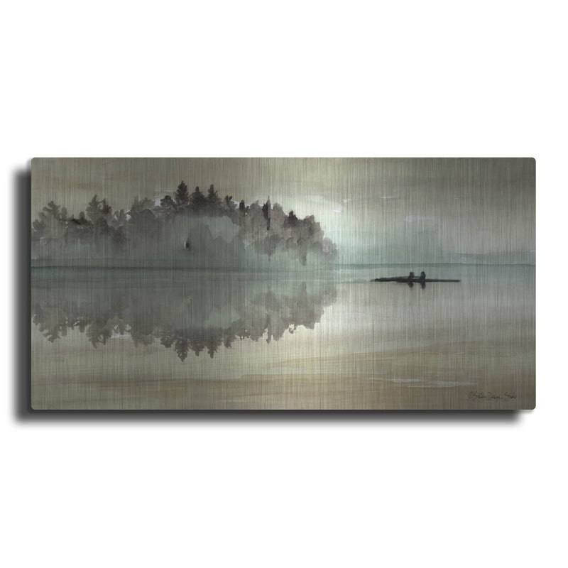 'Lake Fishing I' by Stellar Design Studio – Metal Wall Art