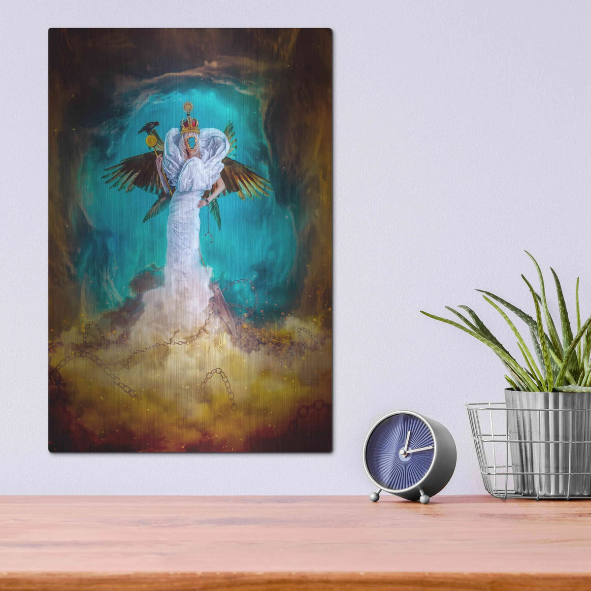'Emperor of Nothing' by Mario Sanchez Nevado – Metal Wall Art, 12x16 room view