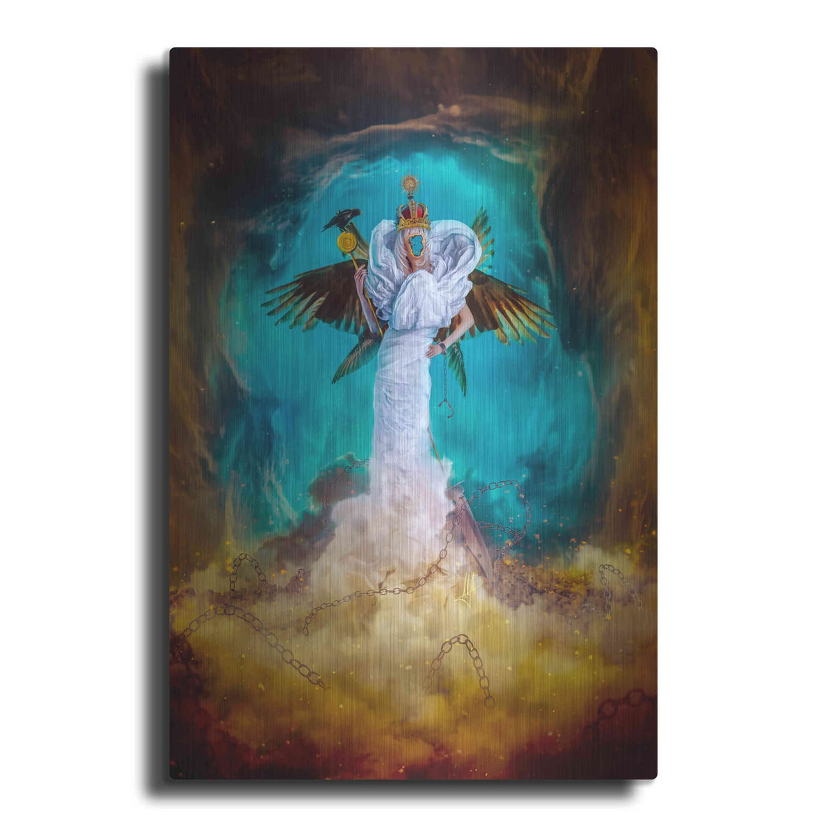 'Emperor of Nothing' by Mario Sanchez Nevado – Metal Wall Art