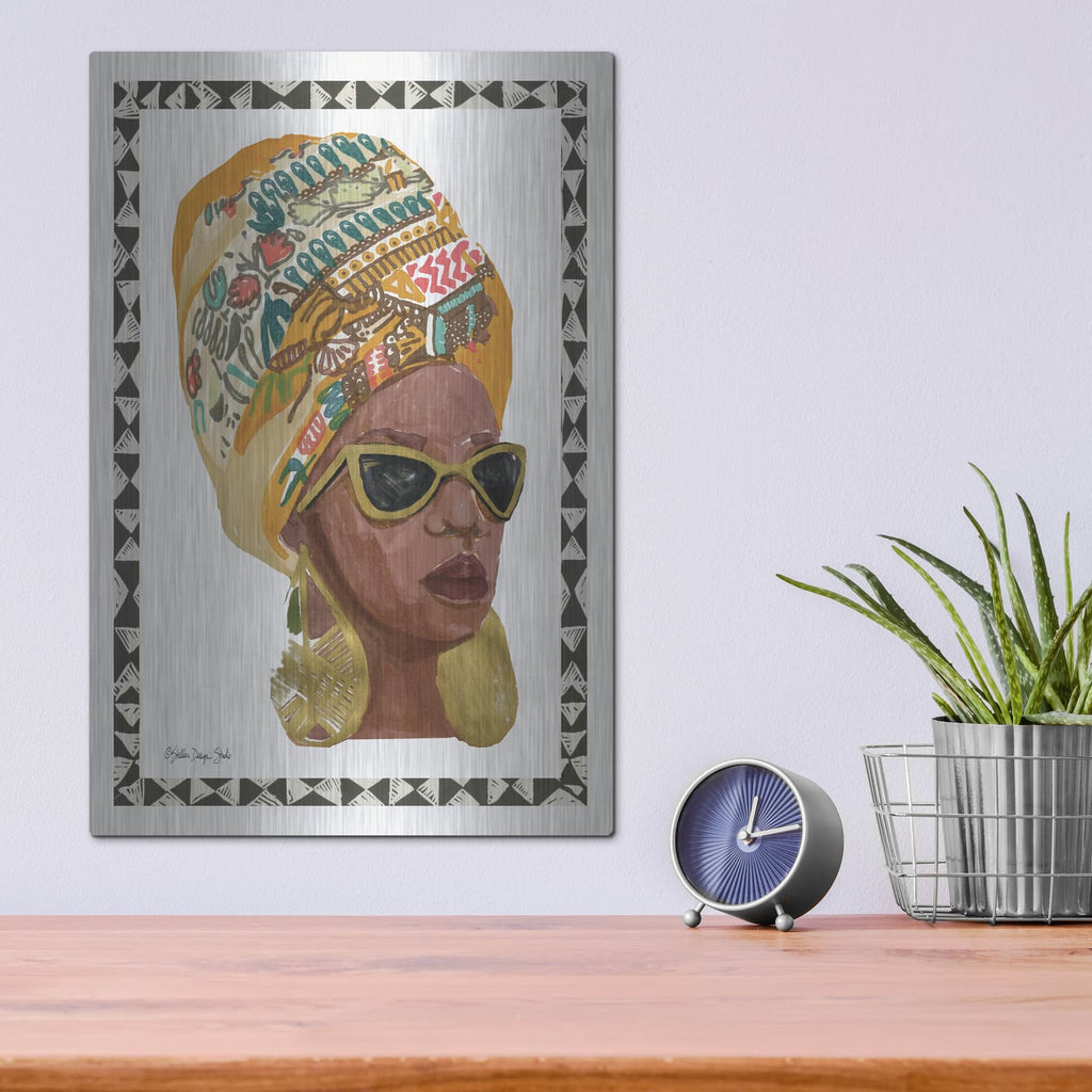 'Side Portrait 1' by Stellar Design Studio – Metal Wall Art, 12x16 room view