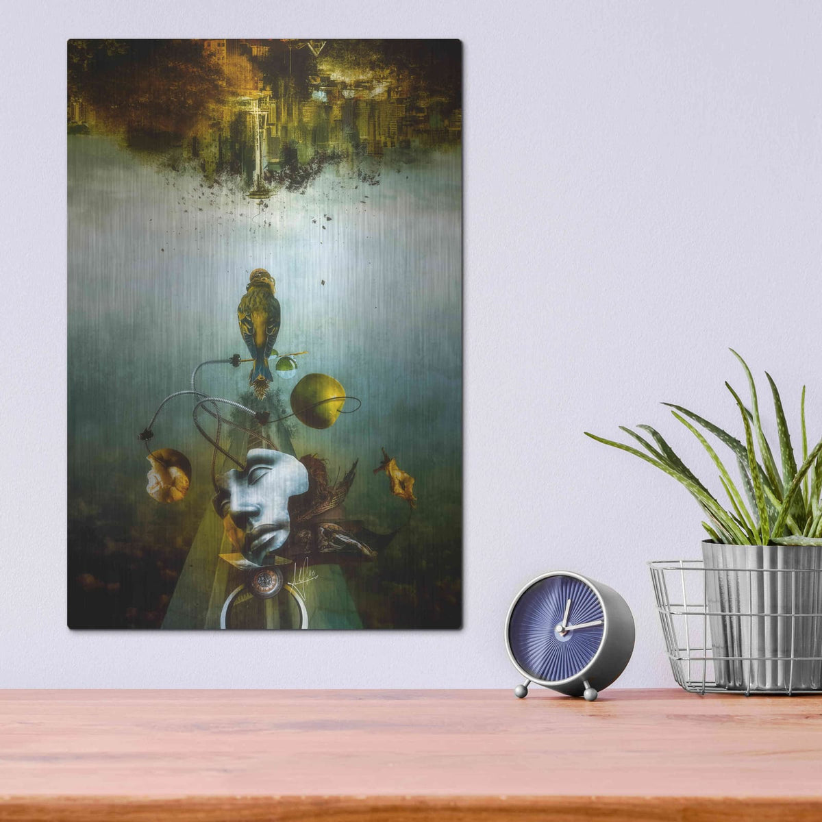 'Ephemeral Architecture' by Mario Sanchez Nevado – Metal Wall Art, 12x16 room view