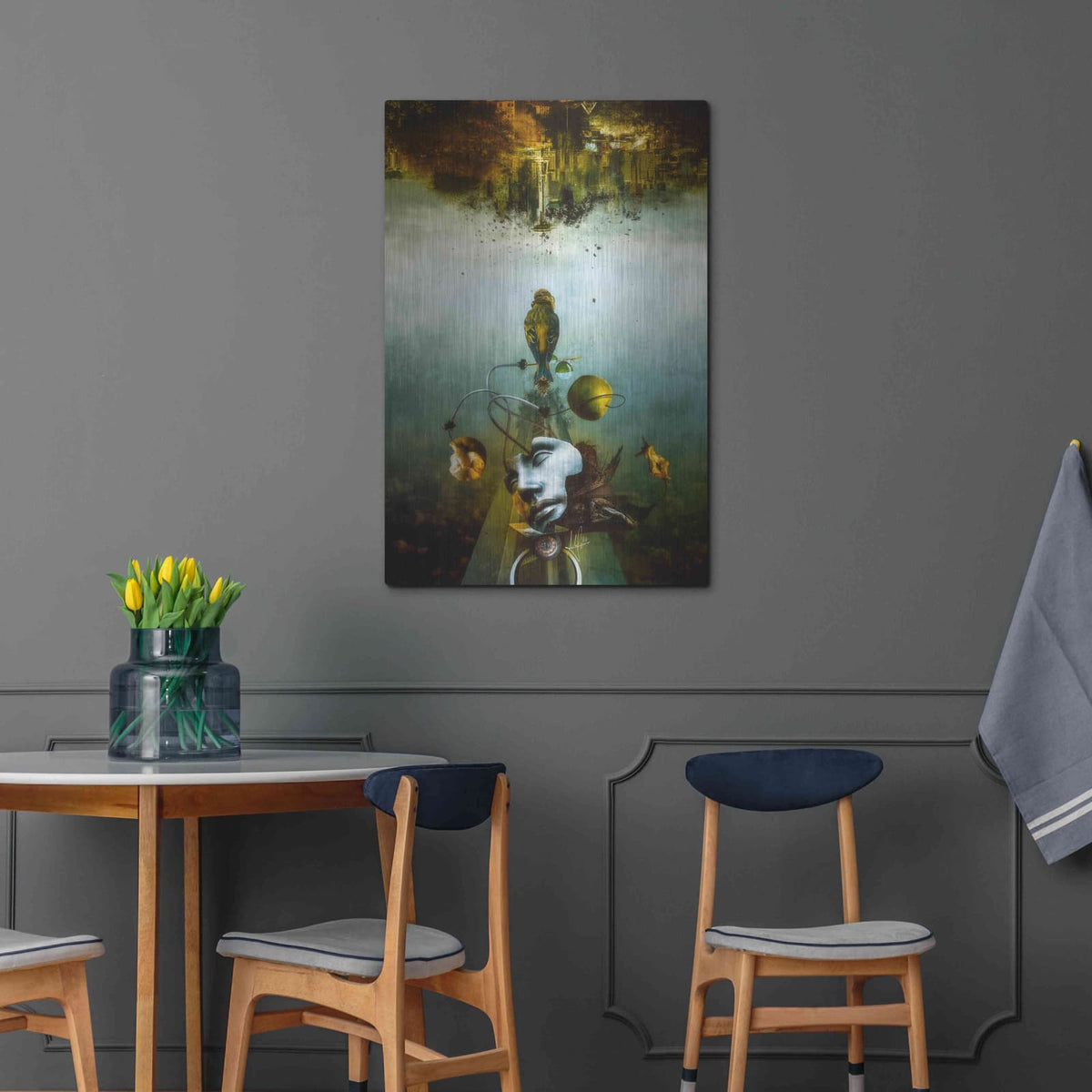 'Ephemeral Architecture' by Mario Sanchez Nevado – Metal Wall Art, 24x36 room view