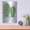'Cactus Love' by Cindy Jacobs – Metal Wall Art, 12x16 room view
