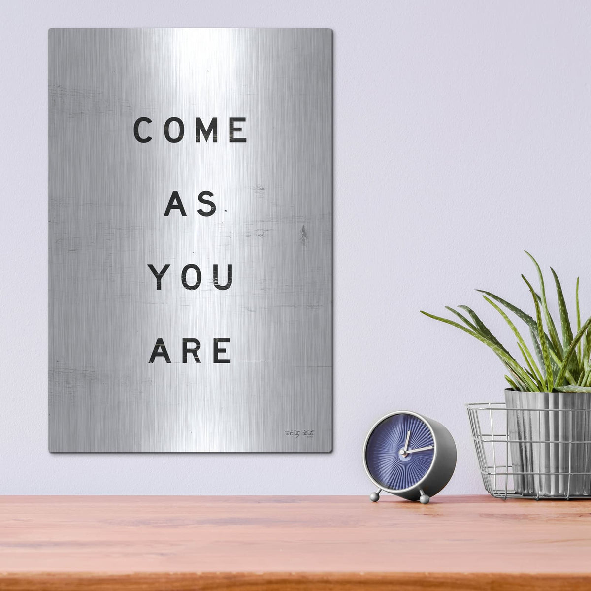 'Come As You Are' by Cindy Jacobs – Metal Wall Art, 12x16 room view