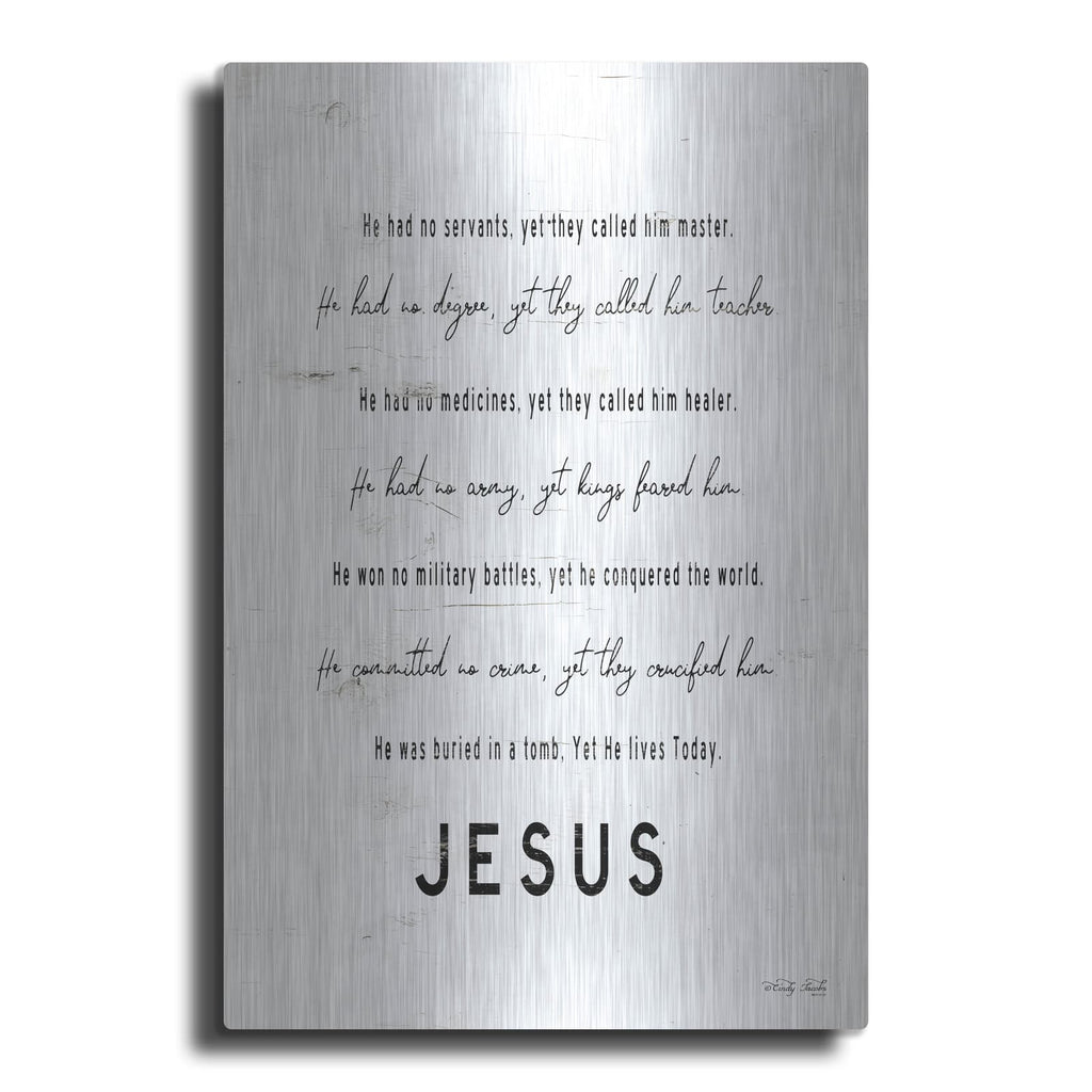 'Jesus' by Cindy Jacobs – Metal Wall Art