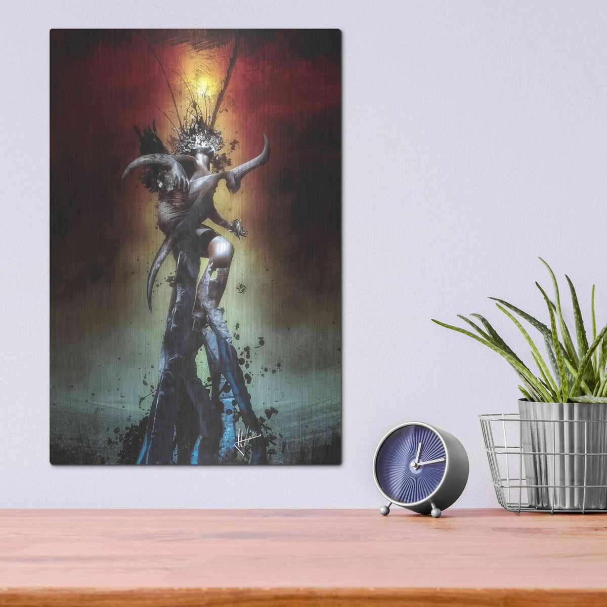 'Eternity' by Mario Sanchez Nevado – Metal Wall Art, 12x16 room view