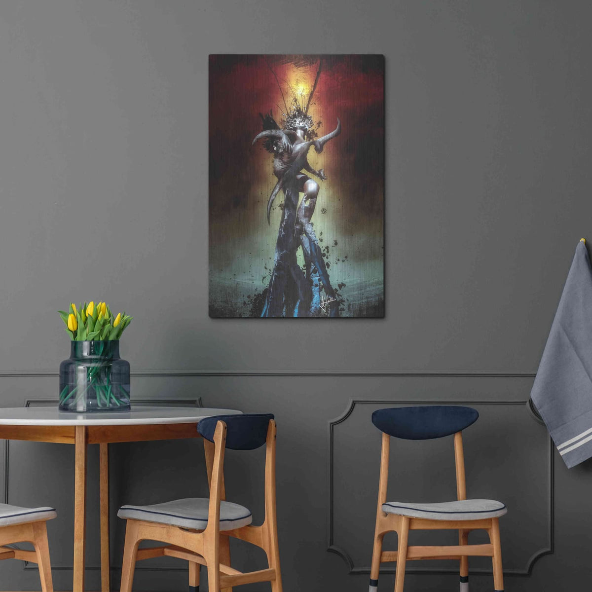 'Eternity' by Mario Sanchez Nevado – Metal Wall Art, 24x36 room view