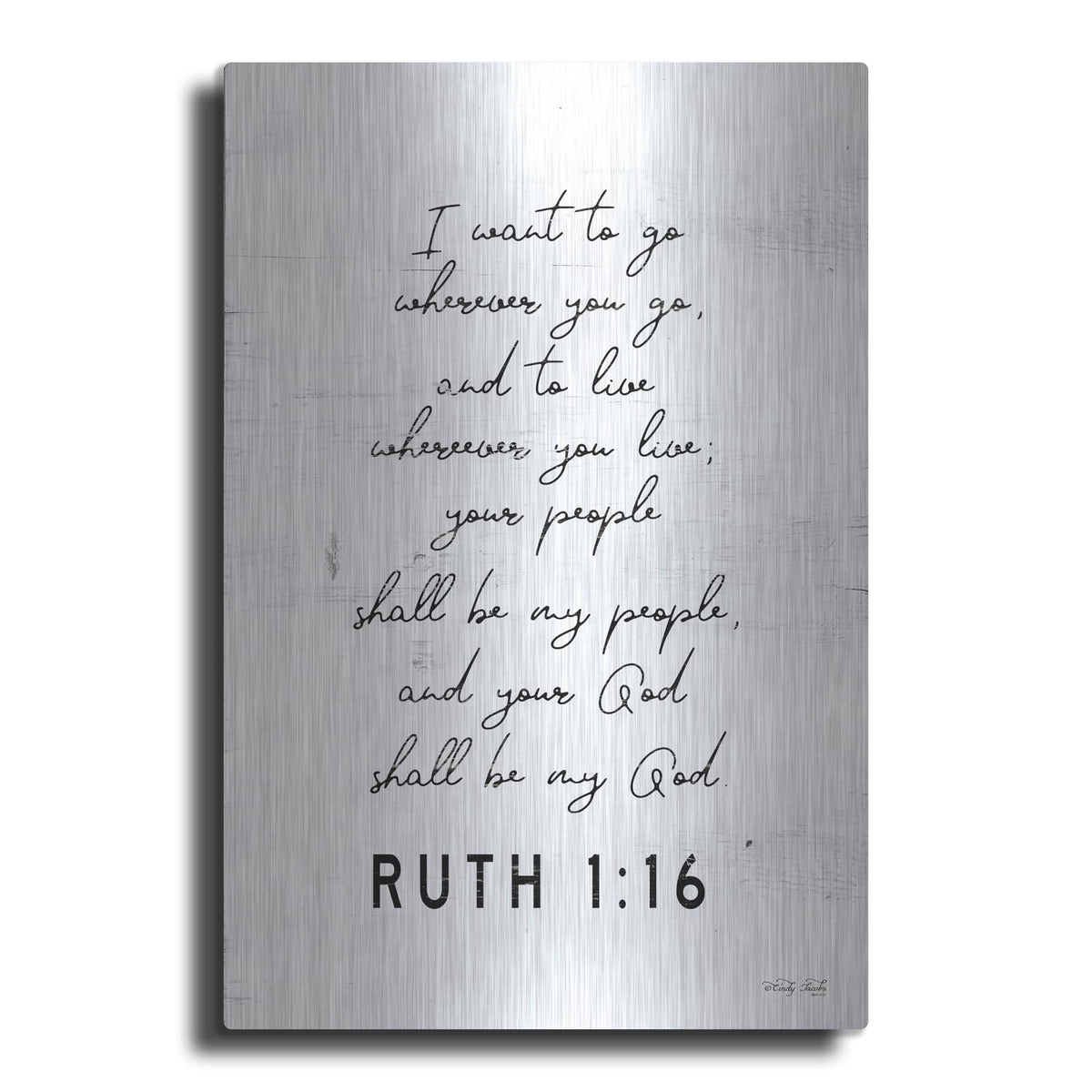 'Ruth 1' by Cindy Jacobs – Metal Wall Art