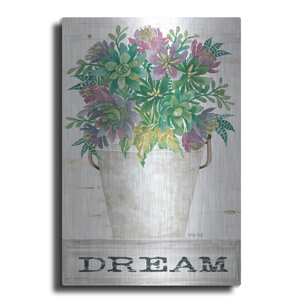 'Dream Succulents' by Cindy Jacobs – Metal Wall Art