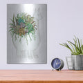 'Proud Llama Pot I' by Cindy Jacobs – Metal Wall Art, 12x16 room view