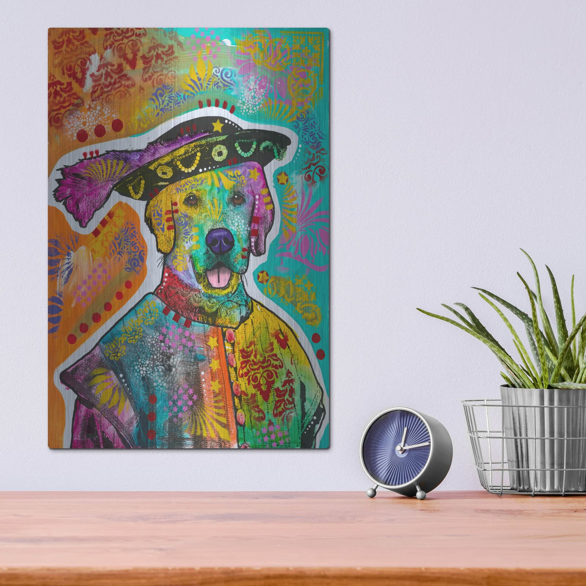'1500 Fashionable Lab' by Dean Russo – Metal Wall Art, 12x16 room view