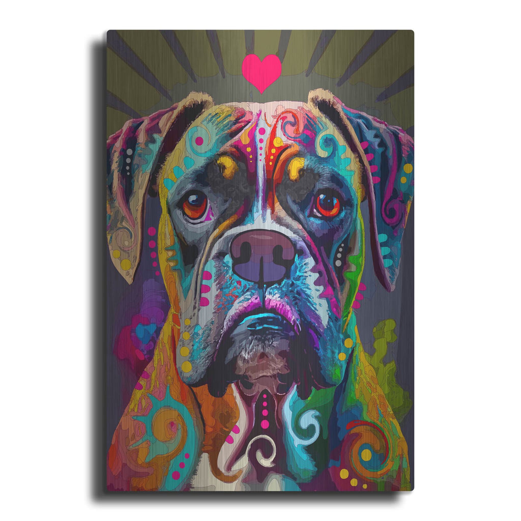 'Boxer' by Dean Russo – Metal Wall Art