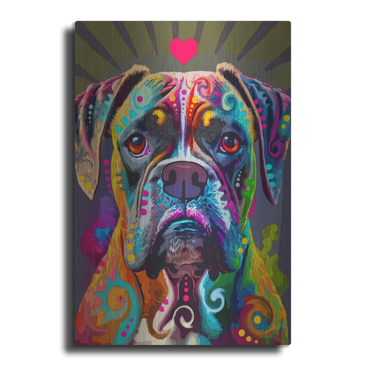 'Boxer' by Dean Russo – Metal Wall Art