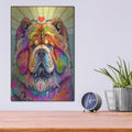 'Chow Chow' by Dean Russo – Metal Wall Art, 12x16 room view