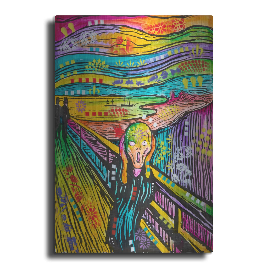 'Colorful Scream' by Dean Russo – Metal Wall Art