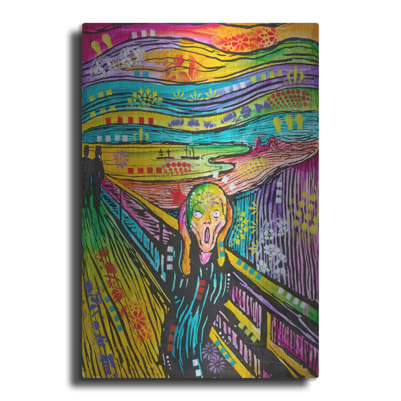 'Colorful Scream' by Dean Russo – Metal Wall Art