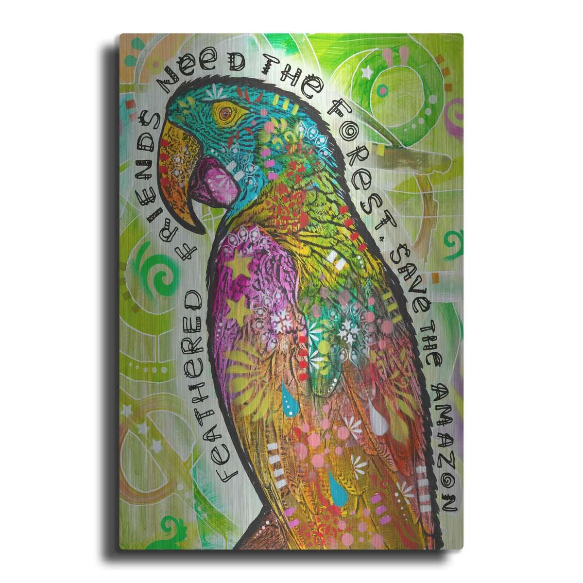 'Conservancy For The Amazon' by Dean Russo – Metal Wall Art
