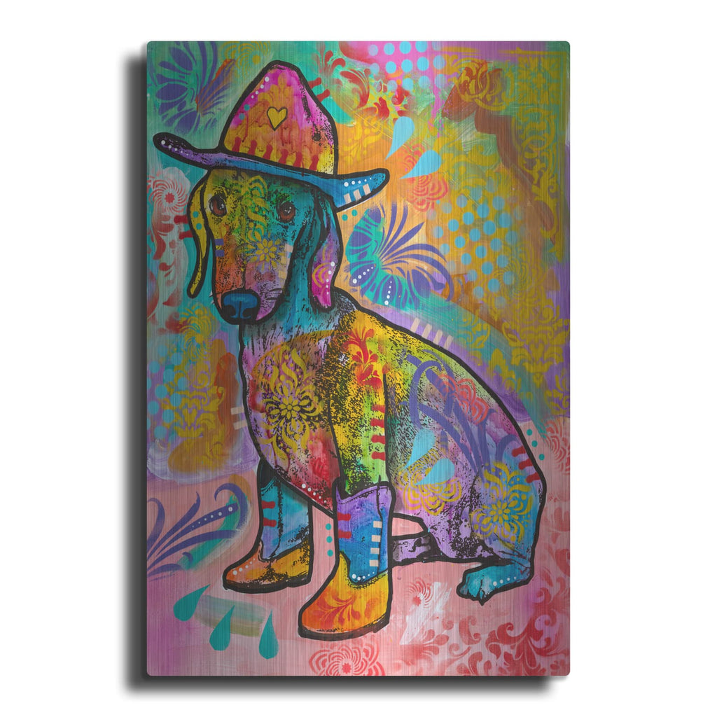 'Cowboy Pupper' by Dean Russo – Metal Wall Art