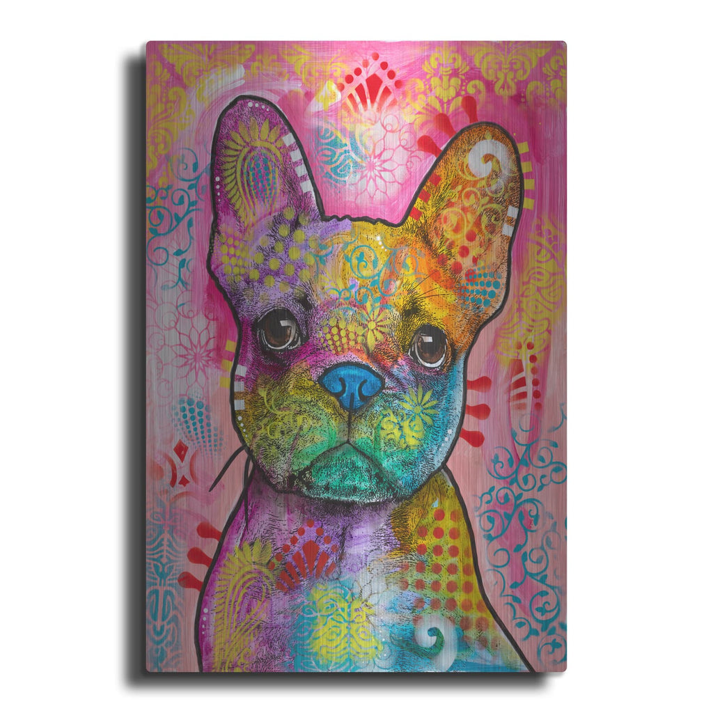 'Frenchie' by Dean Russo – Metal Wall Art