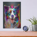 'Happy Border' by Dean Russo – Metal Wall Art, 12x16 room view