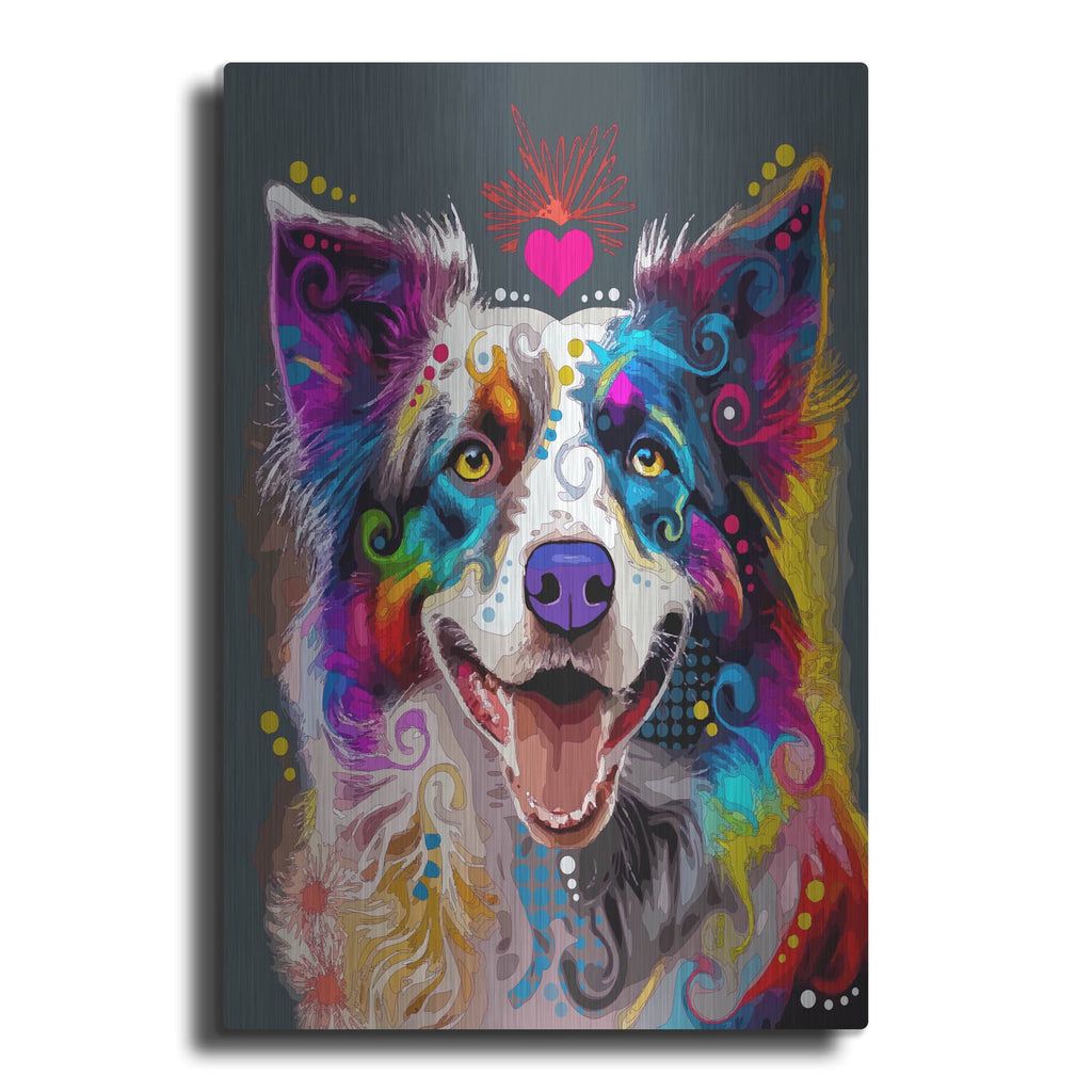 'Happy Border' by Dean Russo – Metal Wall Art