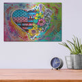 'Heart Of America' by Dean Russo – Metal Wall Art, 16x12 room view