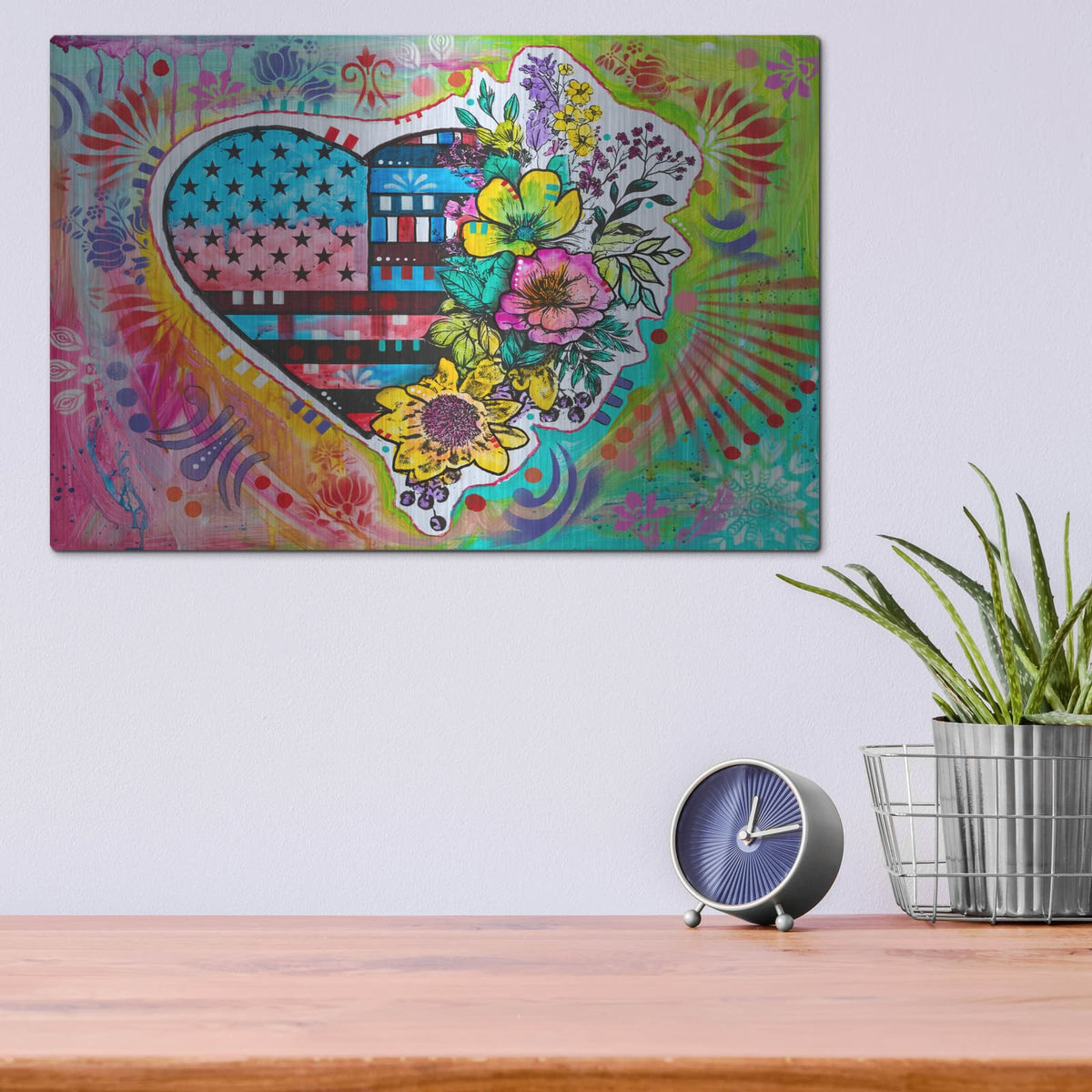 'Heart Of America' by Dean Russo – Metal Wall Art, 16x12 room view