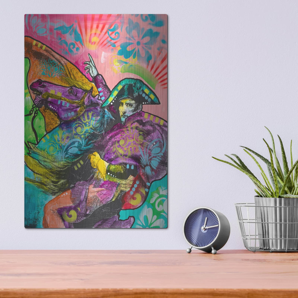 'Jl David Napoleon' by Dean Russo – Metal Wall Art, 12x16 room view