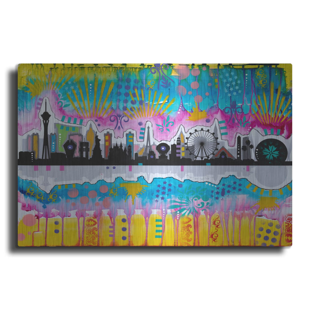 'Las Vegas Skyline' by Dean Russo – Metal Wall Art