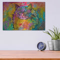 'Max Coon' by Dean Russo – Metal Wall Art, 16x12 room view