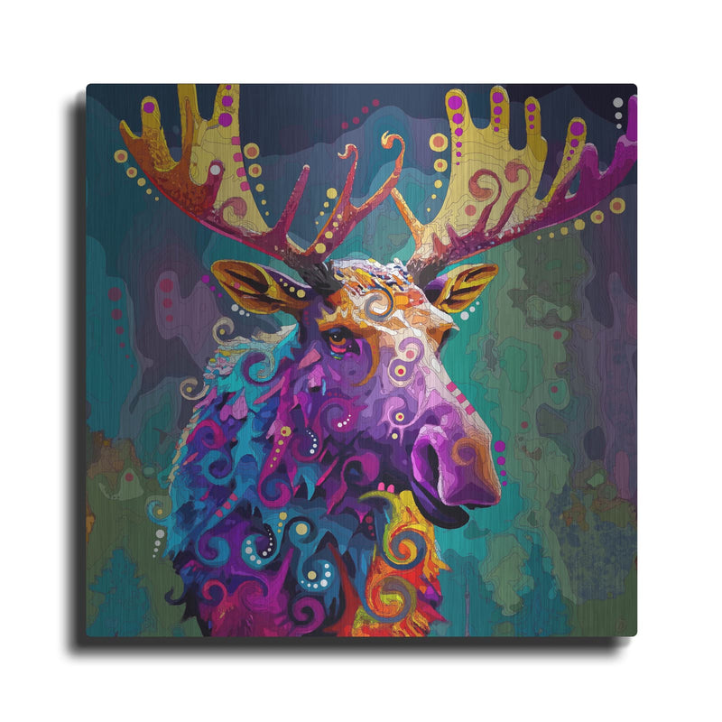 'Moose' by Dean Russo – Metal Wall Art