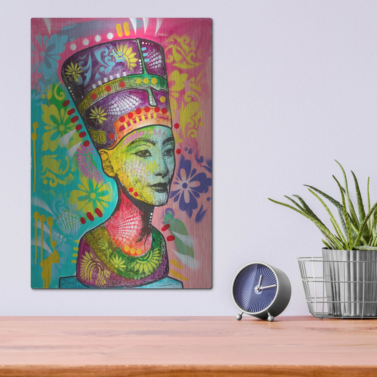 'Nefertiti' by Dean Russo – Metal Wall Art, 12x16 room view