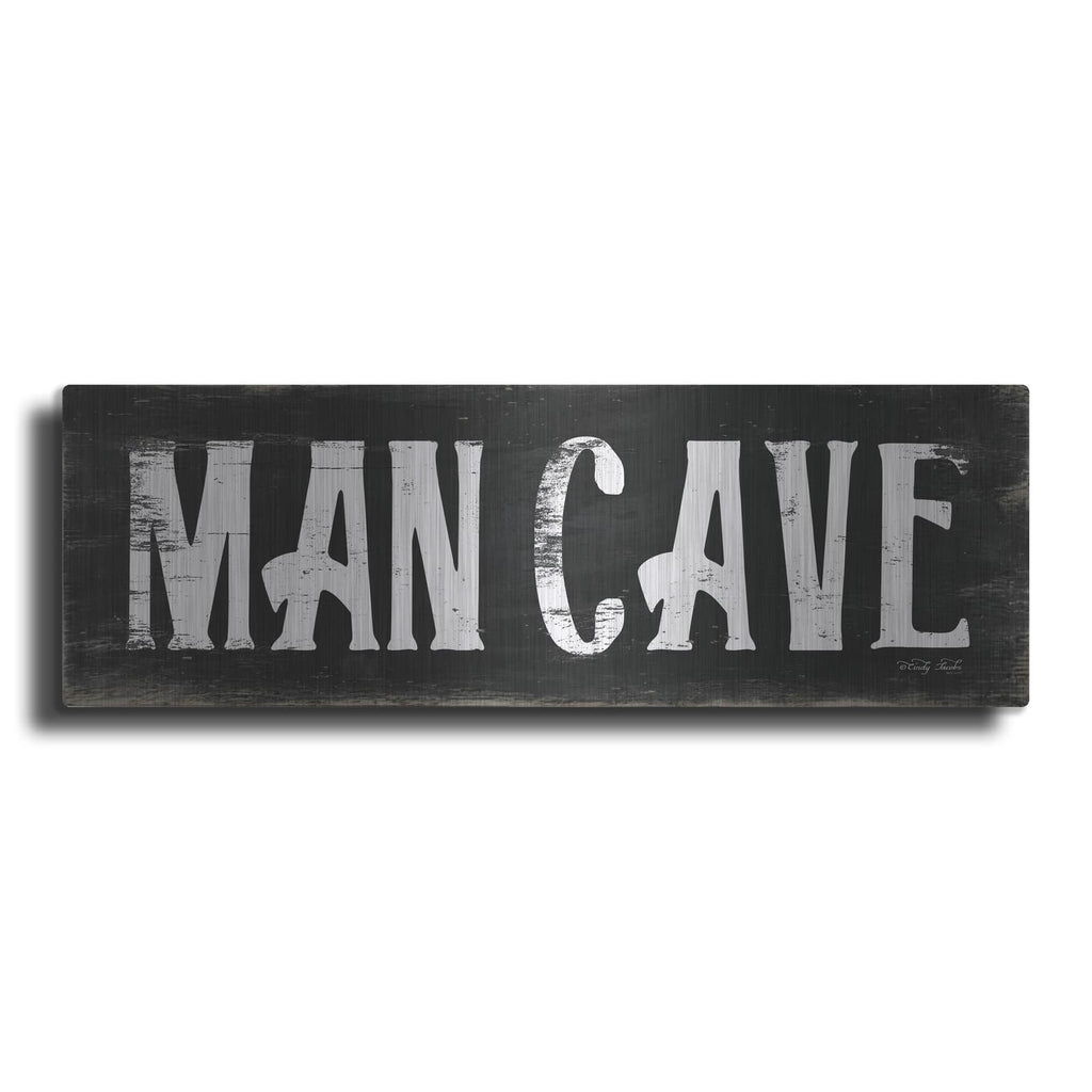 'Man Cave' by Cindy Jacobs – Metal Wall Art