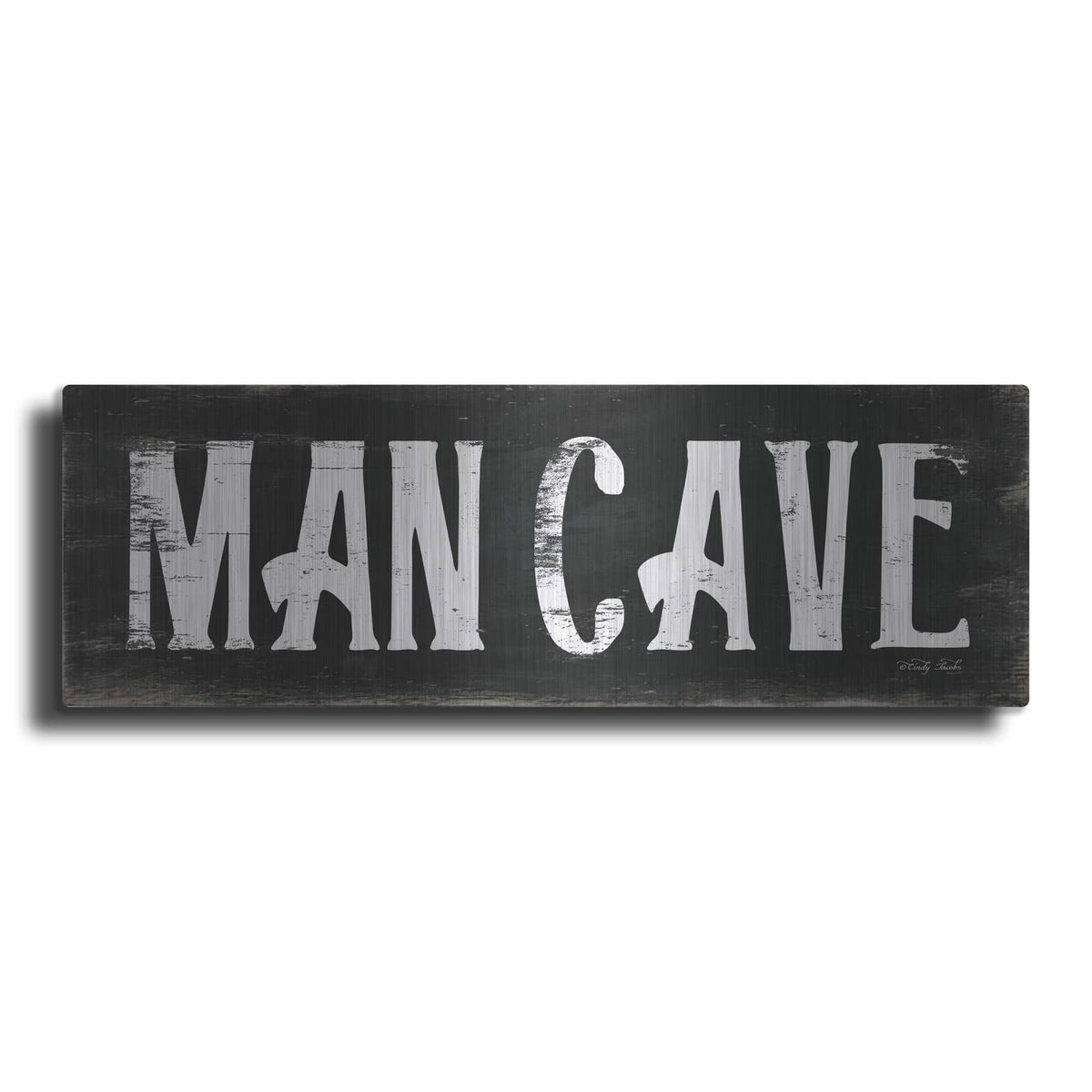 'Man Cave' by Cindy Jacobs – Metal Wall Art