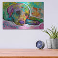 'Puppy Eyes I' by Dean Russo – Metal Wall Art, 16x12 room view