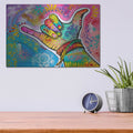 'Radical' by Dean Russo – Metal Wall Art, 16x12 room view