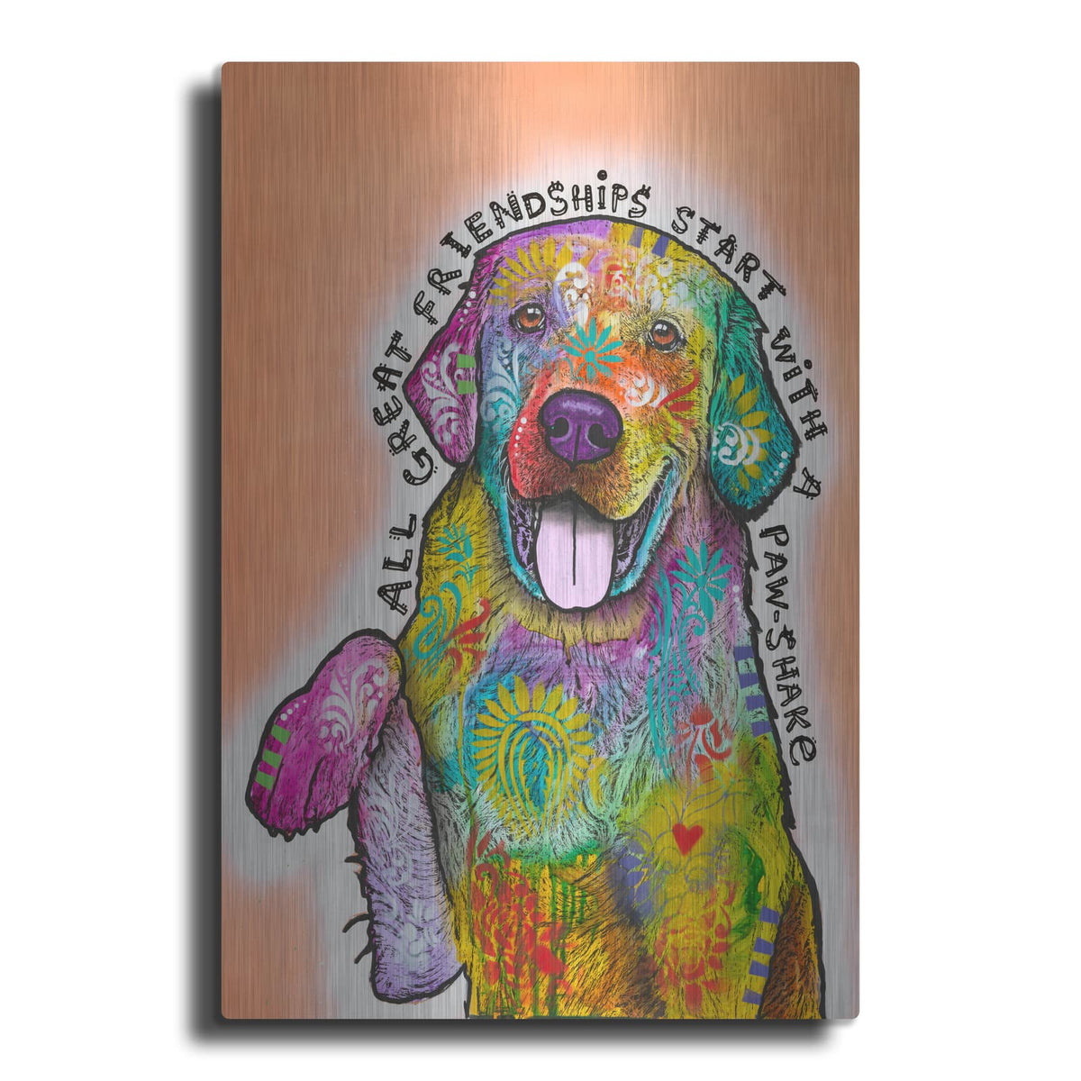 'Shake' by Dean Russo – Metal Wall Art