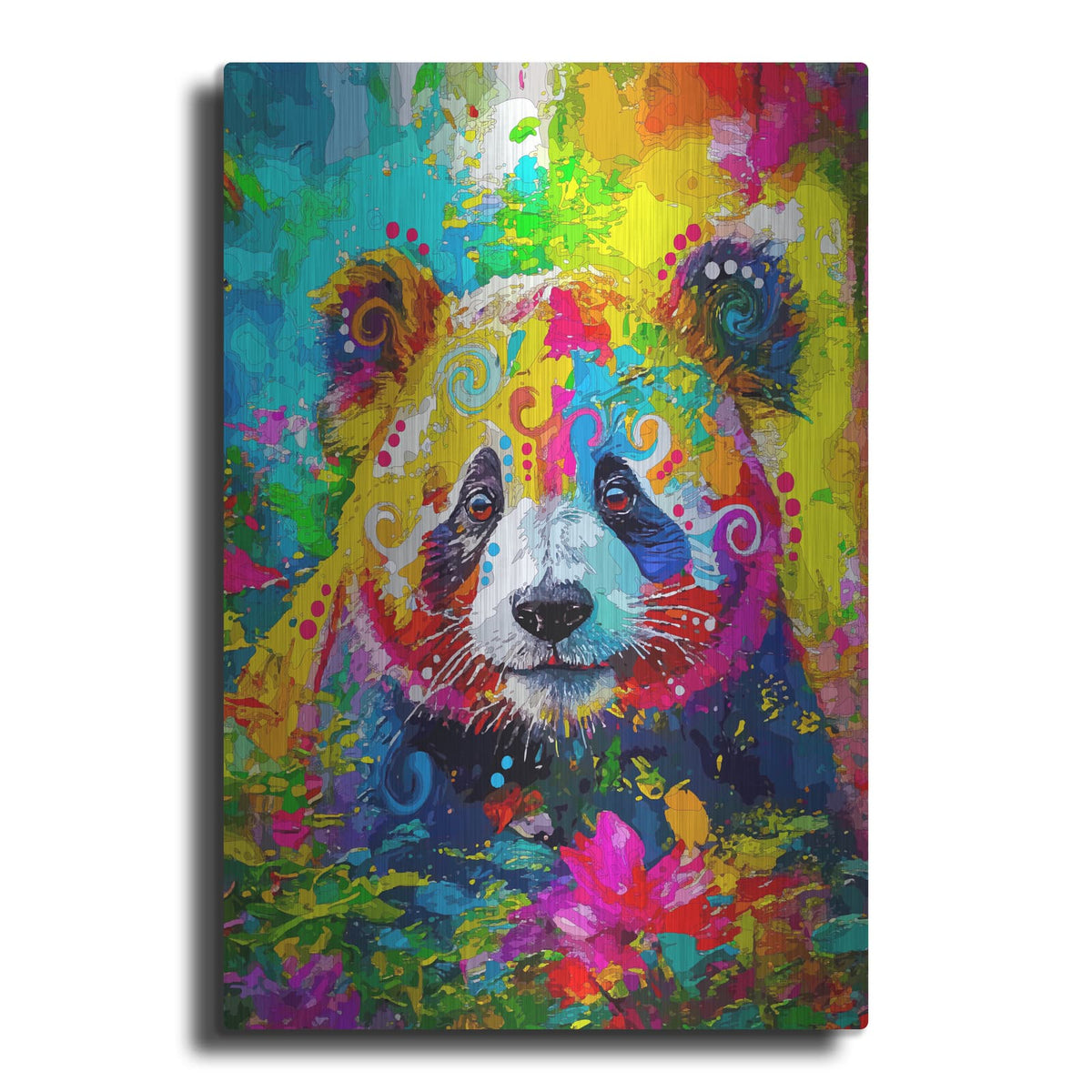 'The Pretty Panda Super' by Dean Russo – Metal Wall Art