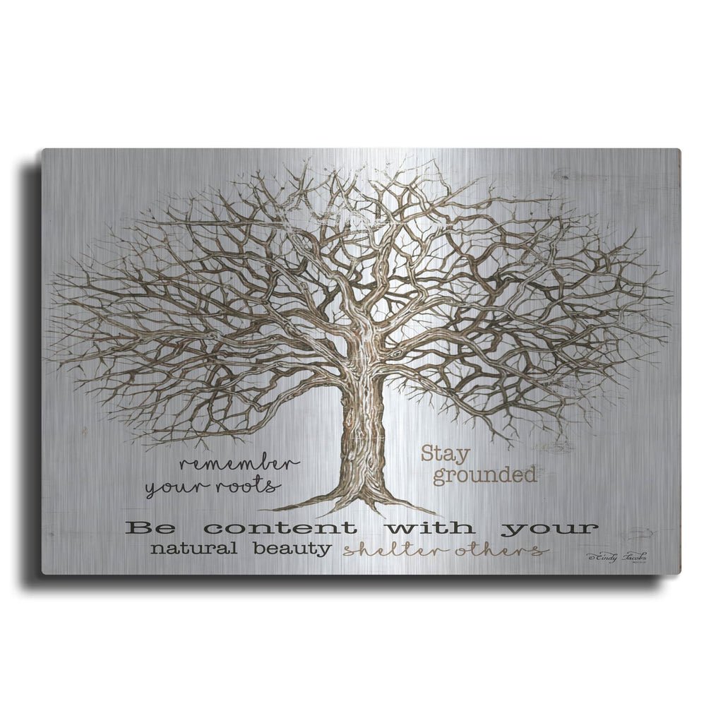 'Remember Our Roots' by Cindy Jacobs – Metal Wall Art