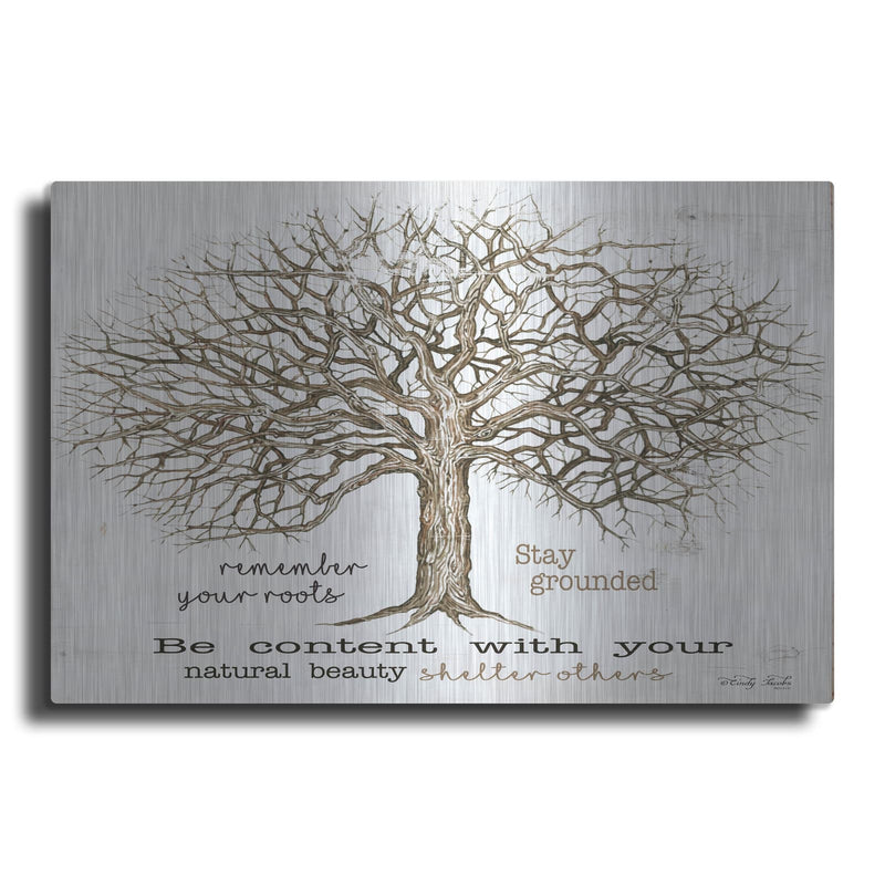 'Remember Our Roots' by Cindy Jacobs – Metal Wall Art