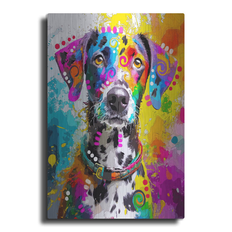 'The Shy Dalmatian' by Dean Russo – Metal Wall Art